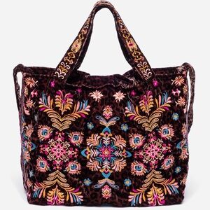 JOHNNY WAS VELVET TOTE BAG